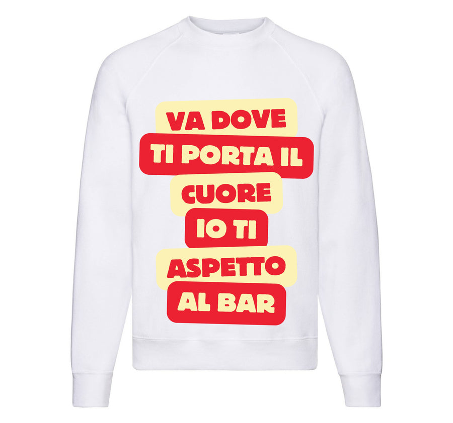 Felpa Classic Uomo Donna CUORE ( CU890423756 ) - Gufetto Brand 