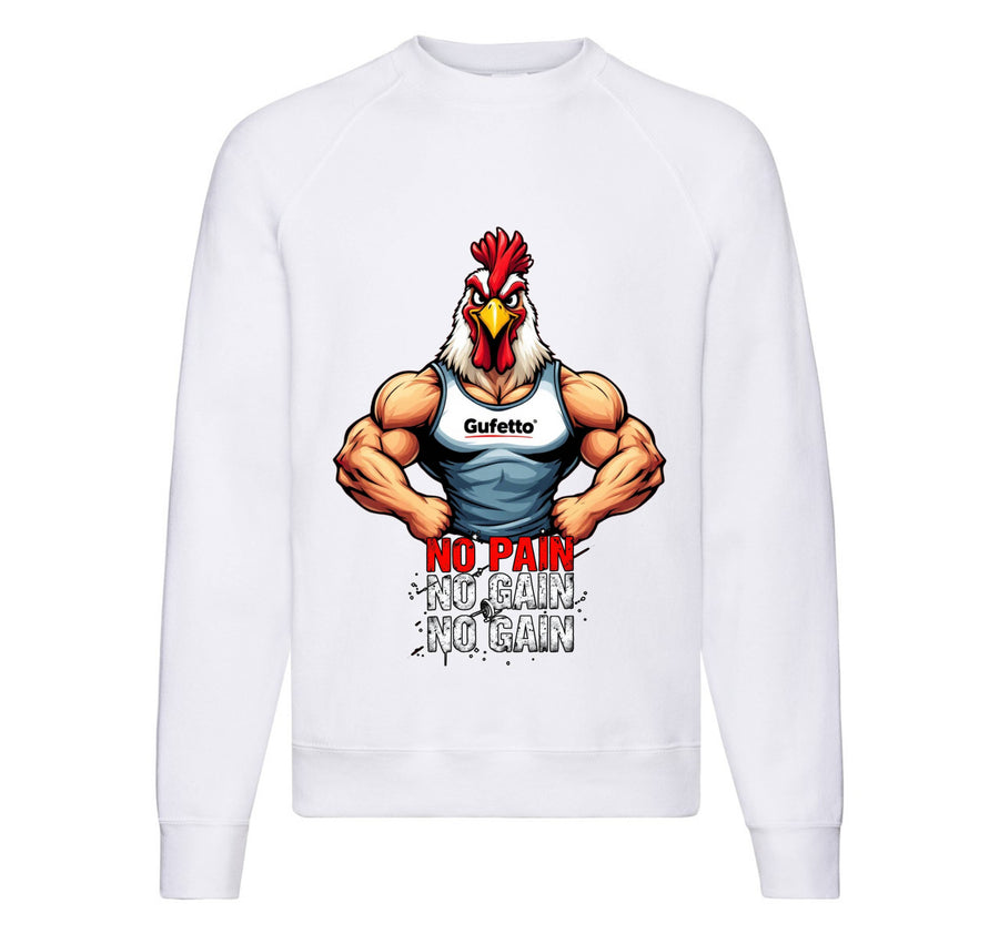 Felpa Classic Uomo Donna NO PAIN ( NO6709876 ) - Gufetto Brand 