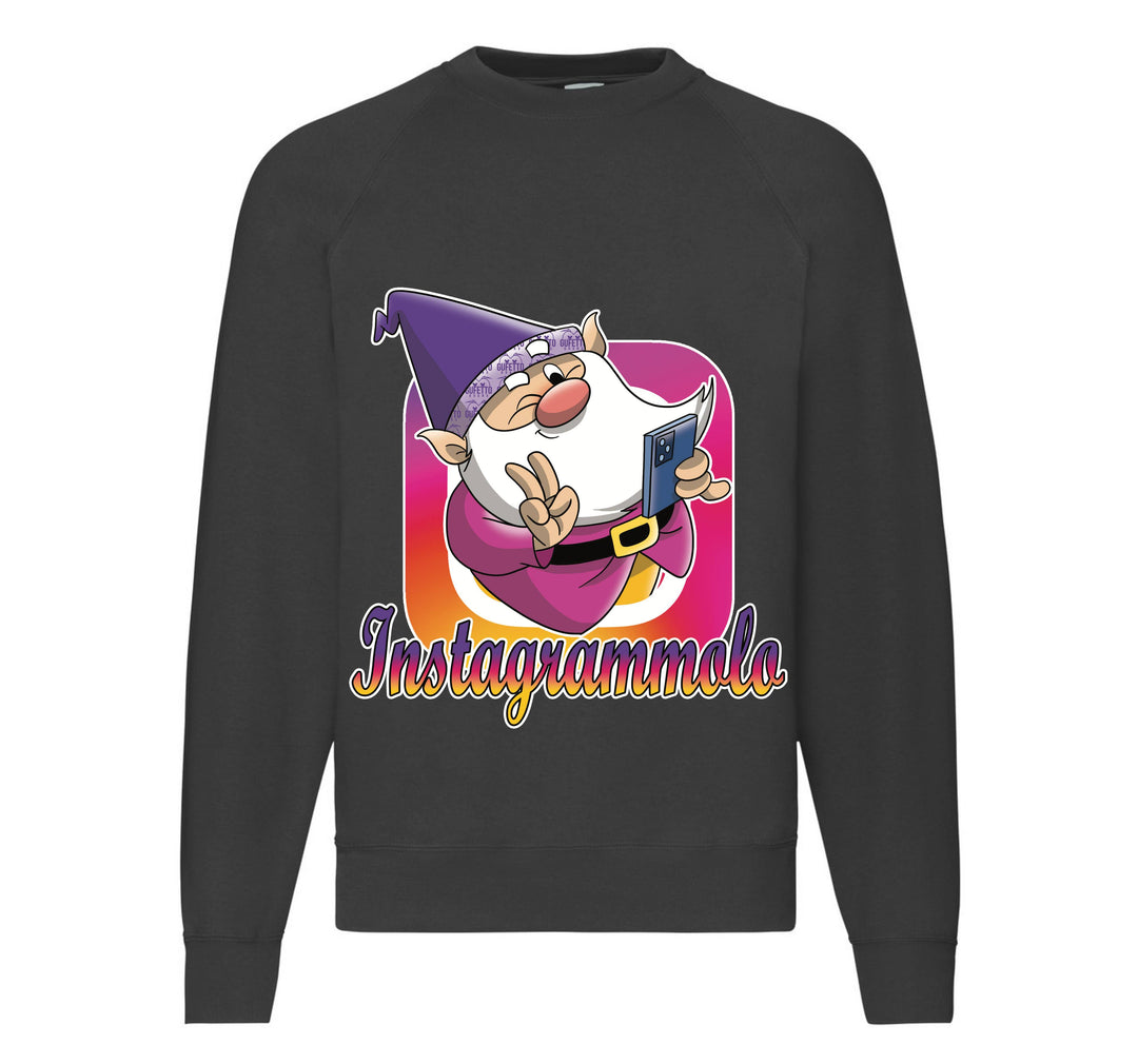 Felpa Classic Uomo Donna INSTAGRAMMOLO ( IN327856152 ) - Gufetto Brand 