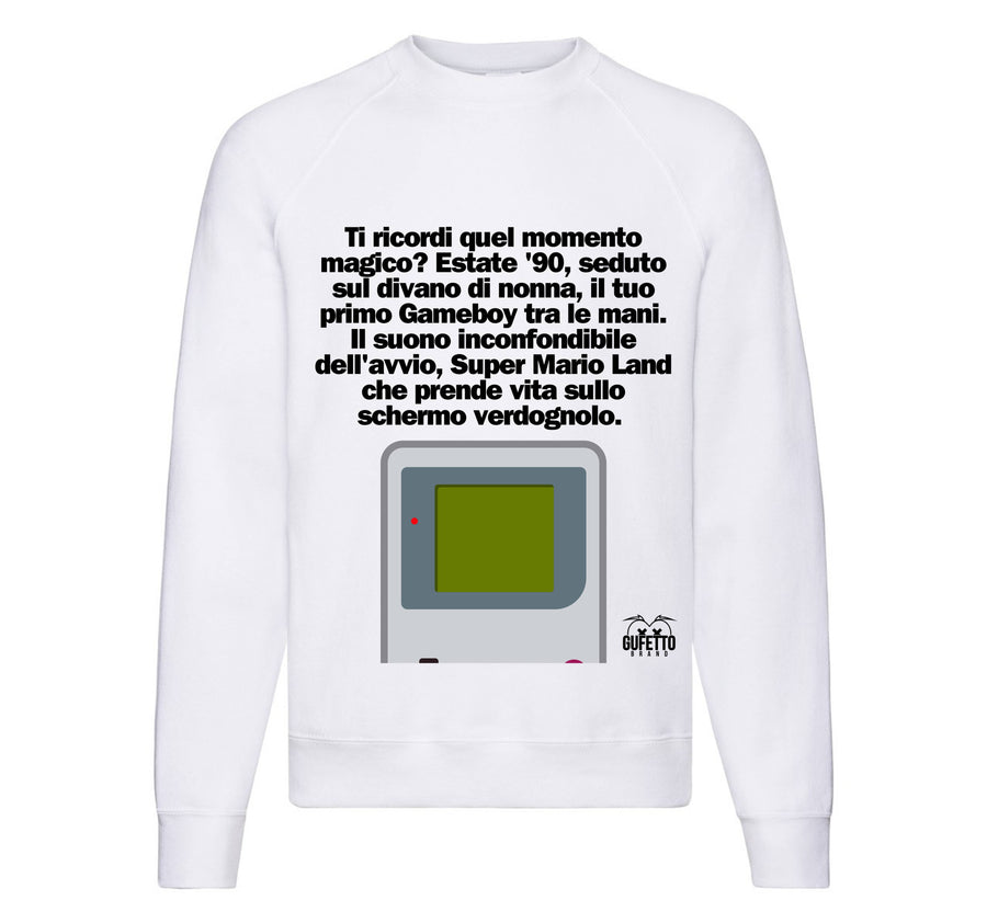 Felpa Classic Uomo Donna GAME BOY ( GB7908545 ) - Gufetto Brand 