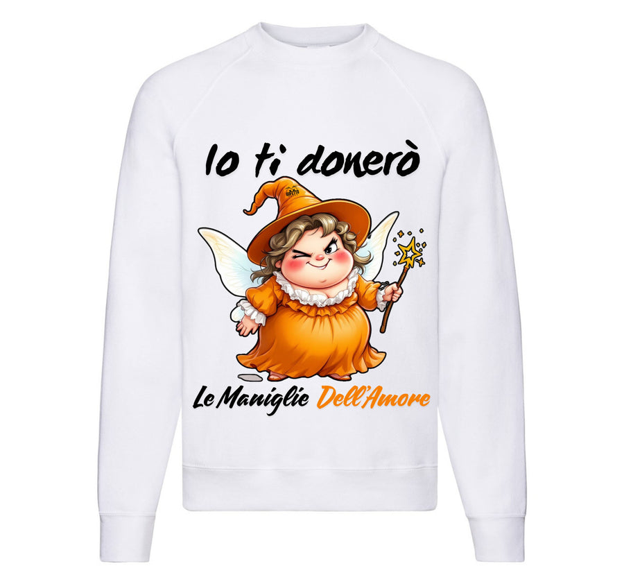Felpa Classic Uomo Donna Le Fatine Ignoranti MANIGLIE DELL'AMORE ( MA76123546 ) - Gufetto Brand 