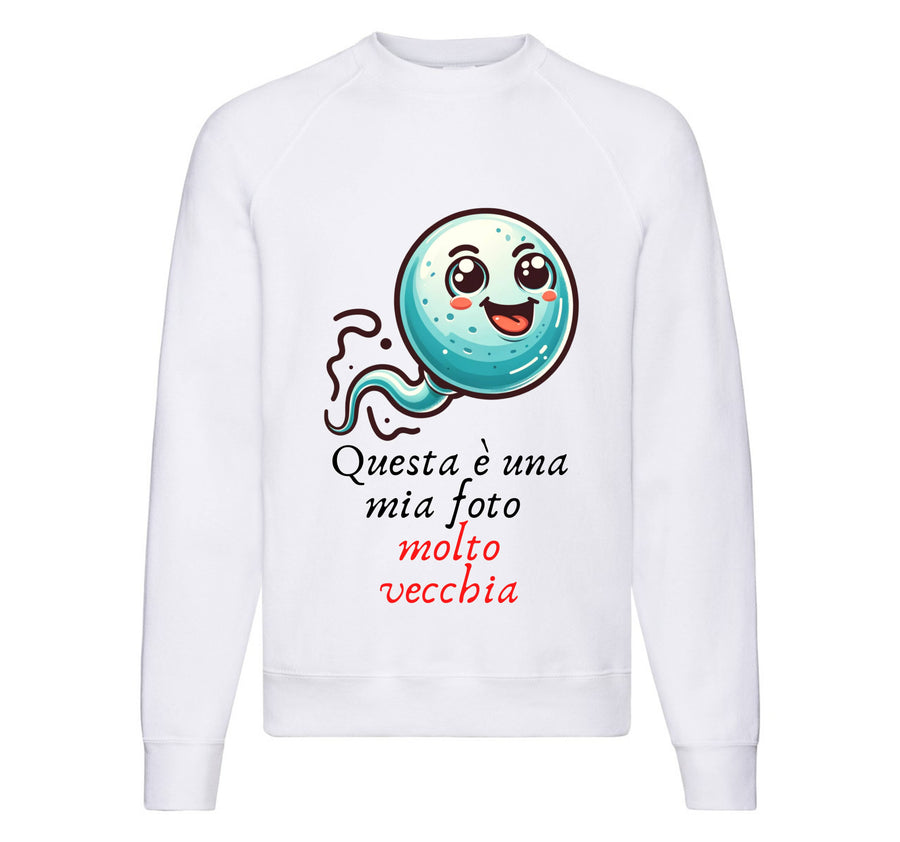 Felpa Classic Uomo Donna VECCHIA FOTO ( VF87645234 ) - Gufetto Brand 