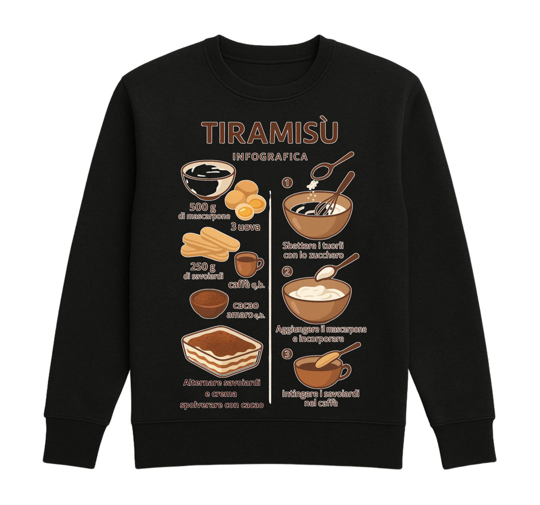 Felpa Classic Uomo Donna TIRAMISU' ( TI709843256 ) - Gufetto Brand 