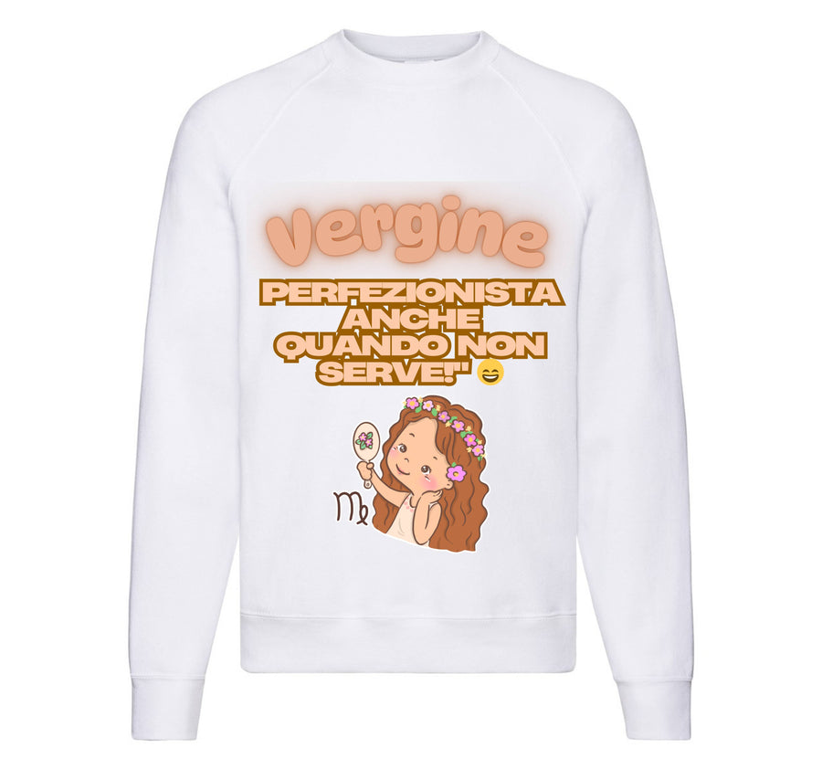 Felpa Classic Uomo Donna VERGINE ( VE3409786 ) - Gufetto Brand 