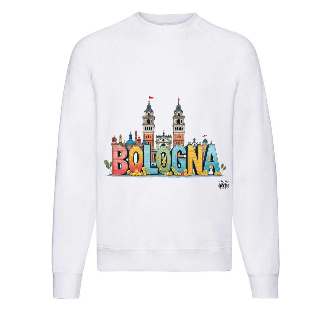 Felpa Classic Uomo Donna BOLOGNA ( BO6734098 ) - Gufetto Brand 