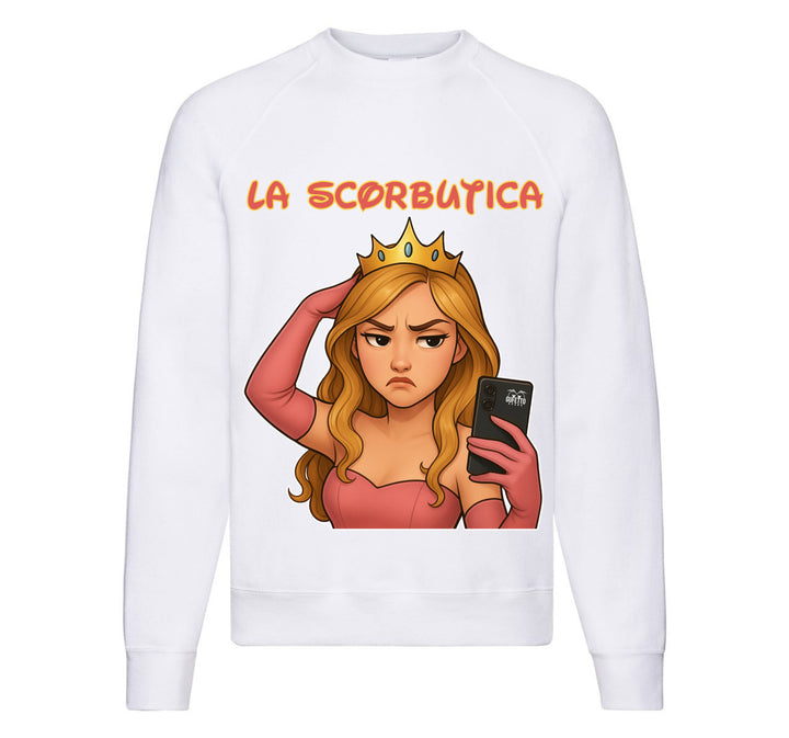 Felpa Classic Uomo Donna Principesse 2.0 LA SCORBUTICA ( SC765743262454 ) - Gufetto Brand 