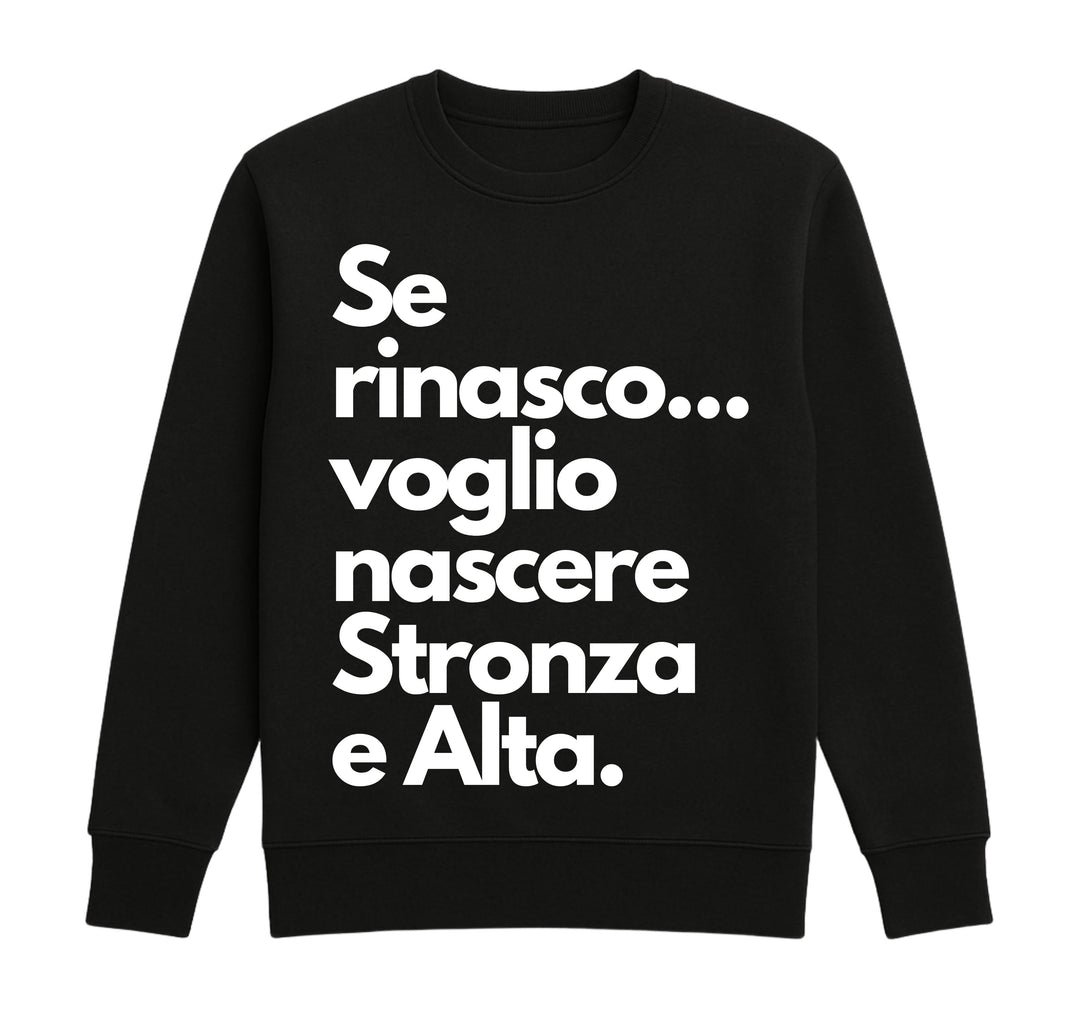 Felpa Classic Uomo Donna STRONZA ( ST5897745 ) - Gufetto Brand 