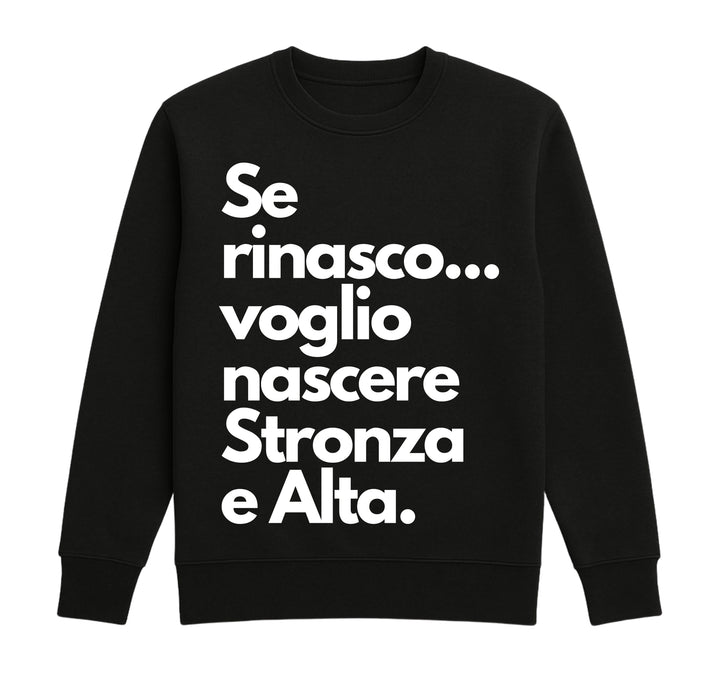Felpa Classic Uomo Donna STRONZA ( ST5897745 ) - Gufetto Brand 