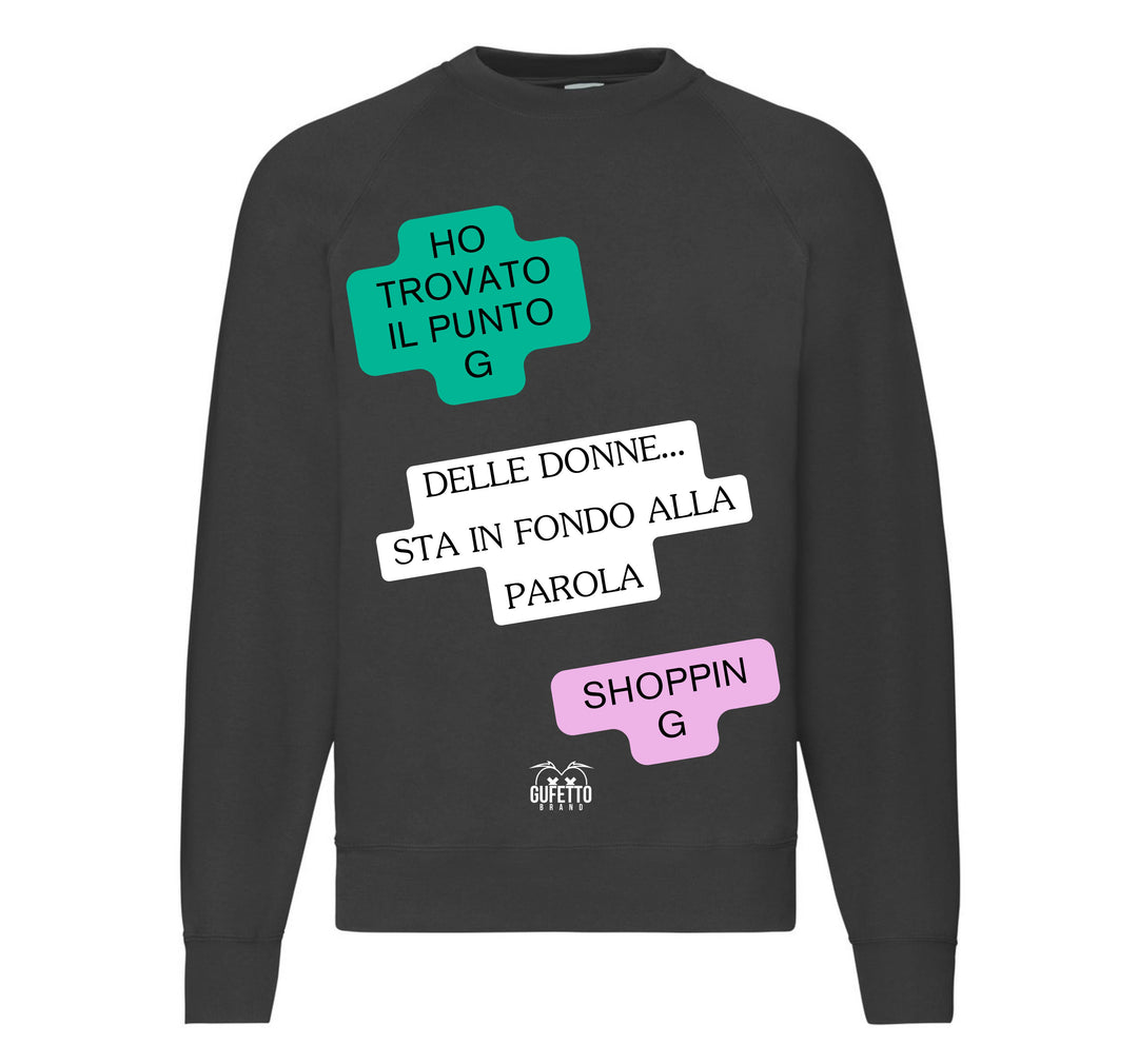 Felpa Classic Uomo Donna PUNTO G ( PU8256325875 ) - Gufetto Brand 