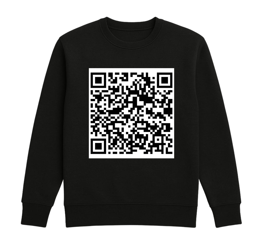 Felpa Classic Uomo Donna QR FU*K ( FU60987345 ) - Gufetto Brand 