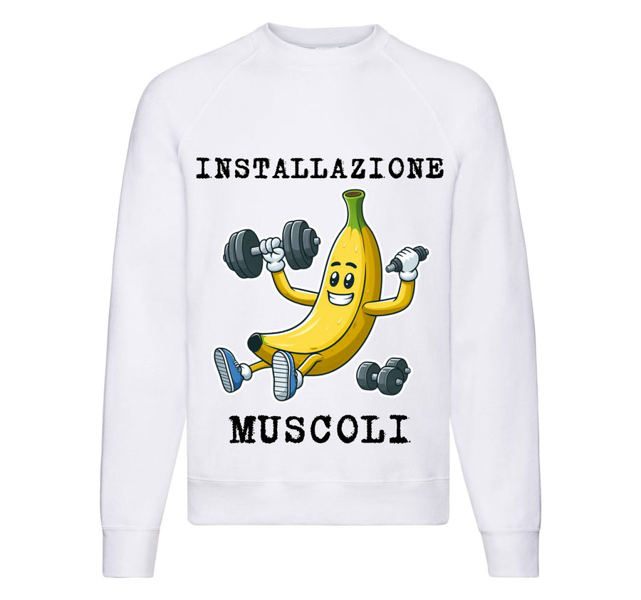 Felpa Classic Uomo Donna MUSCOLI ( MU4598756 ) - Gufetto Brand 