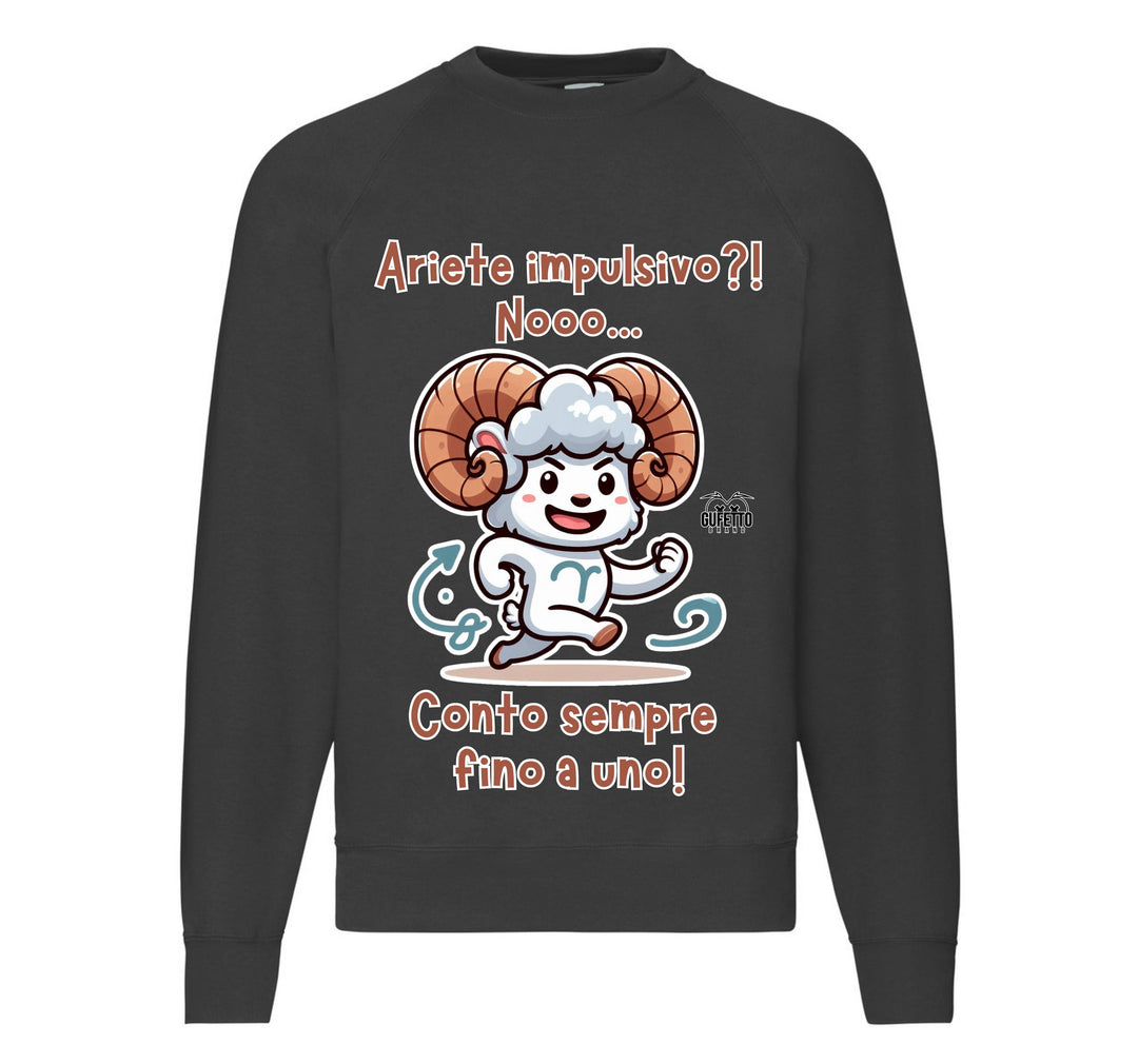 Felpa Classic Uomo Donna ARIETE ( AR04675892 ) - Gufetto Brand 