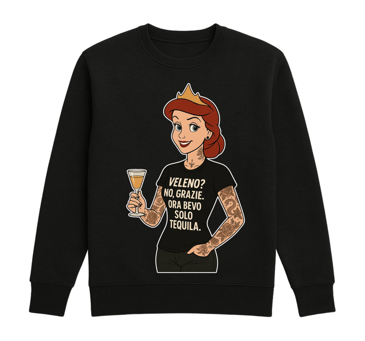 Felpa Classic Uomo Donna PRINCIPESSA TEQUILA ( TE5498675 ) - Gufetto Brand 