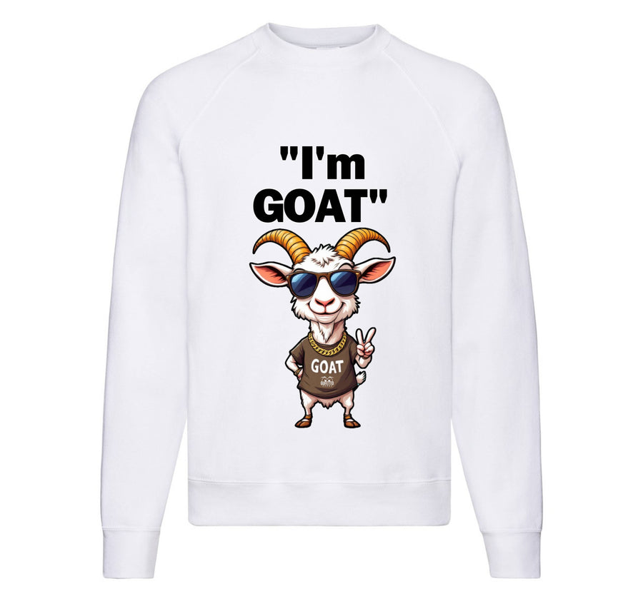 Felpa Classic Uomo Donna I'M GOAT ( GO65984523 ) - Gufetto Brand 
