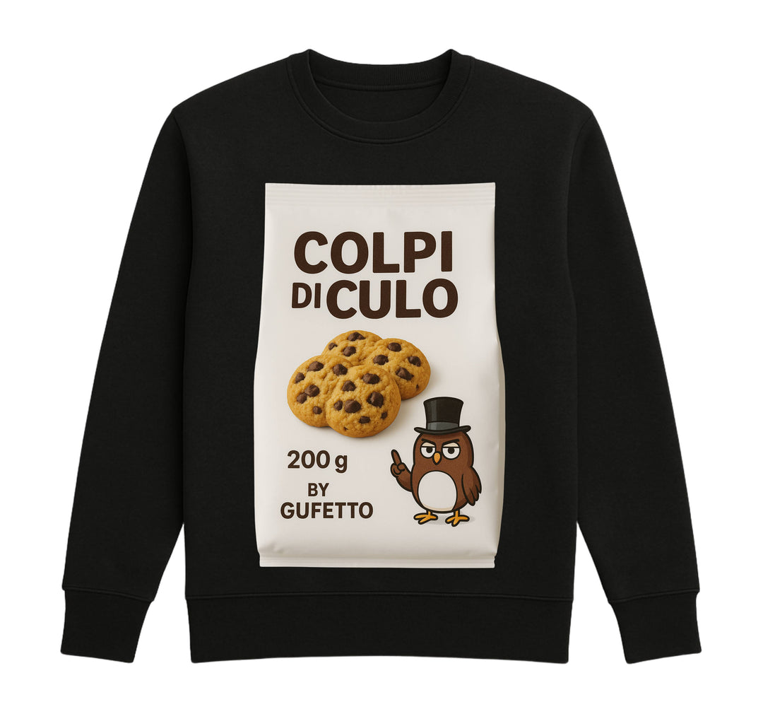 Felpa Classic Uomo Donna BISCOTTI COLPI DI C.... ( CO657483523 ) - Gufetto Brand 