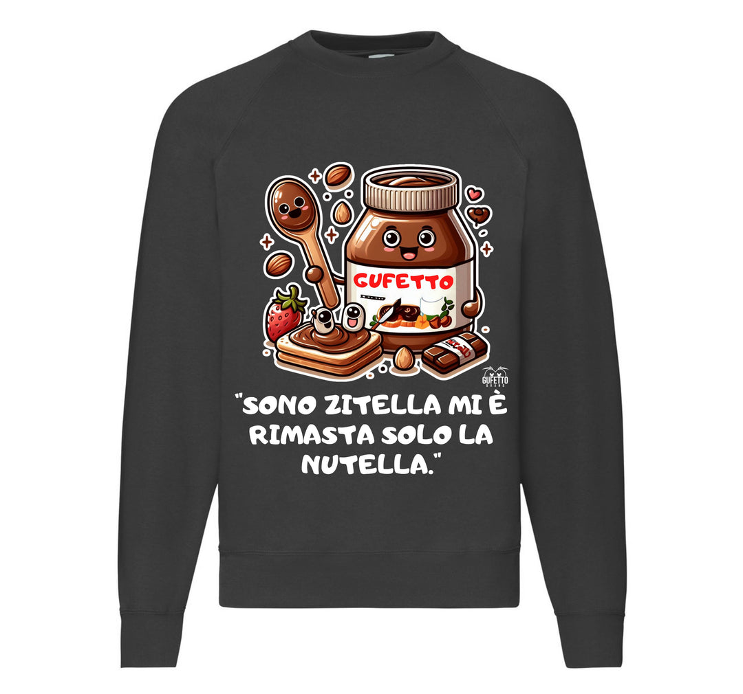 Felpa Classic Uomo Donna NUTELLA ( NU2236598745 ) - Gufetto Brand 