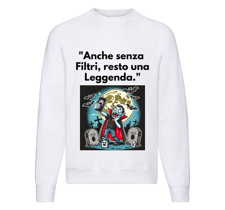 Felpa Classic Uomo Donna LEGGENDA ( LE560996875 ) - Gufetto Brand 