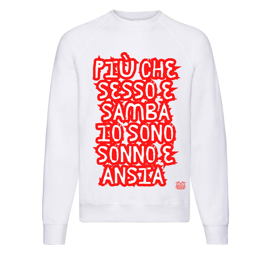Felpa Classic Uomo Donna SESSO E SAMBA ( SS7809234567 ) - Gufetto Brand 