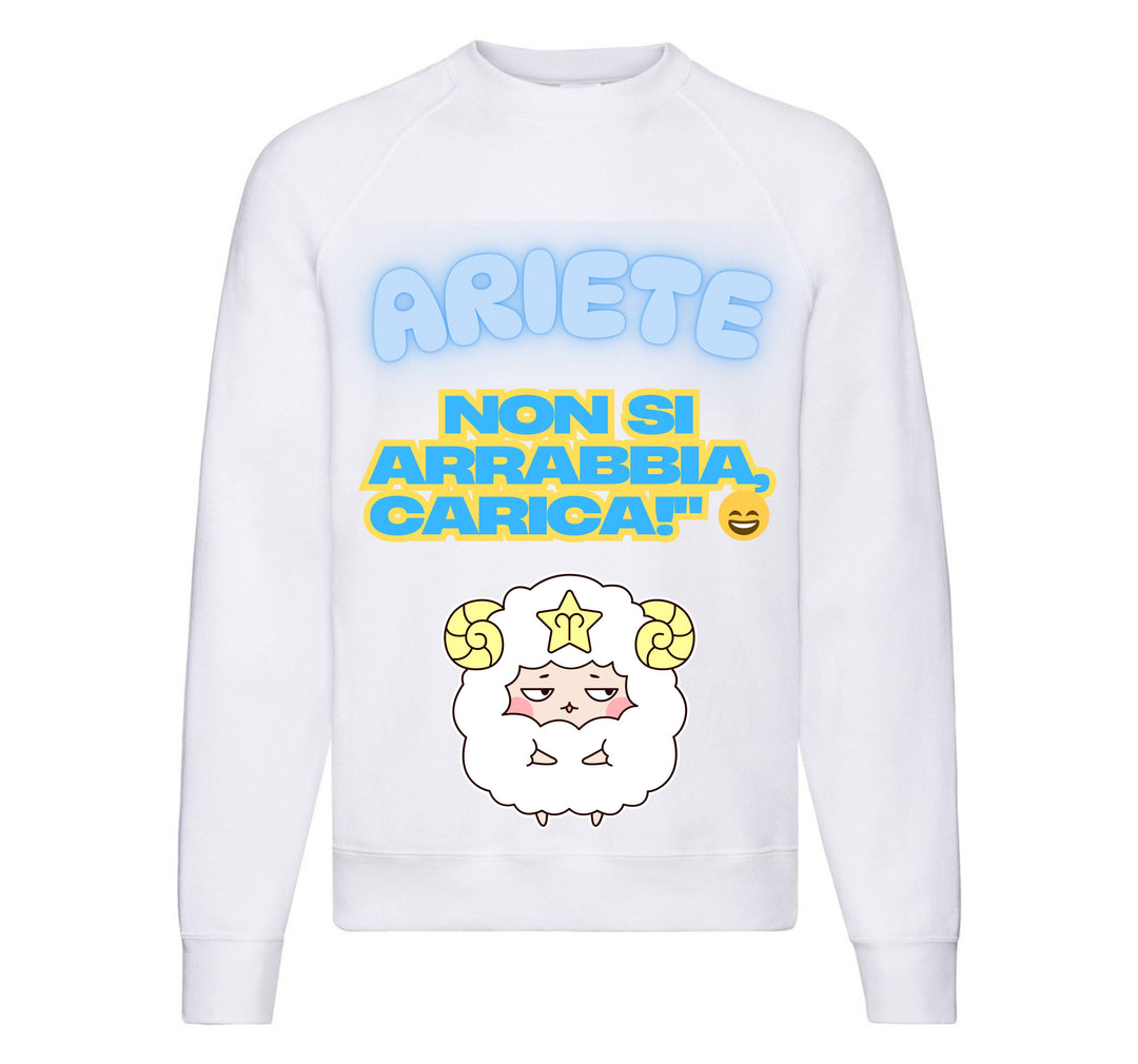 Felpa Classic Uomo Donna ARIETE ( AR65709876 ) - Gufetto Brand 
