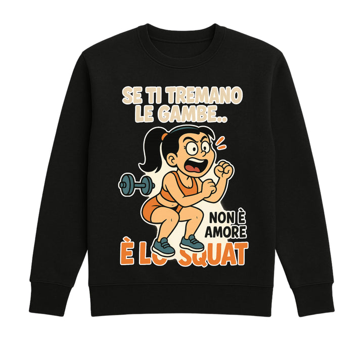 Felpa Classic Uomo Donna SQUAT ( SQ78542136589 ) - Gufetto Brand 