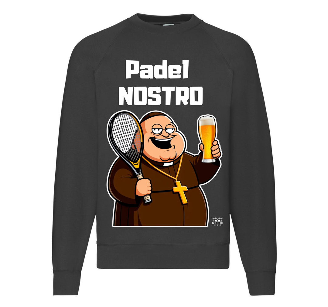 Felpa Classic Uomo Donna PADEL NOSTRO ( PD5589635487 ) - Gufetto Brand 