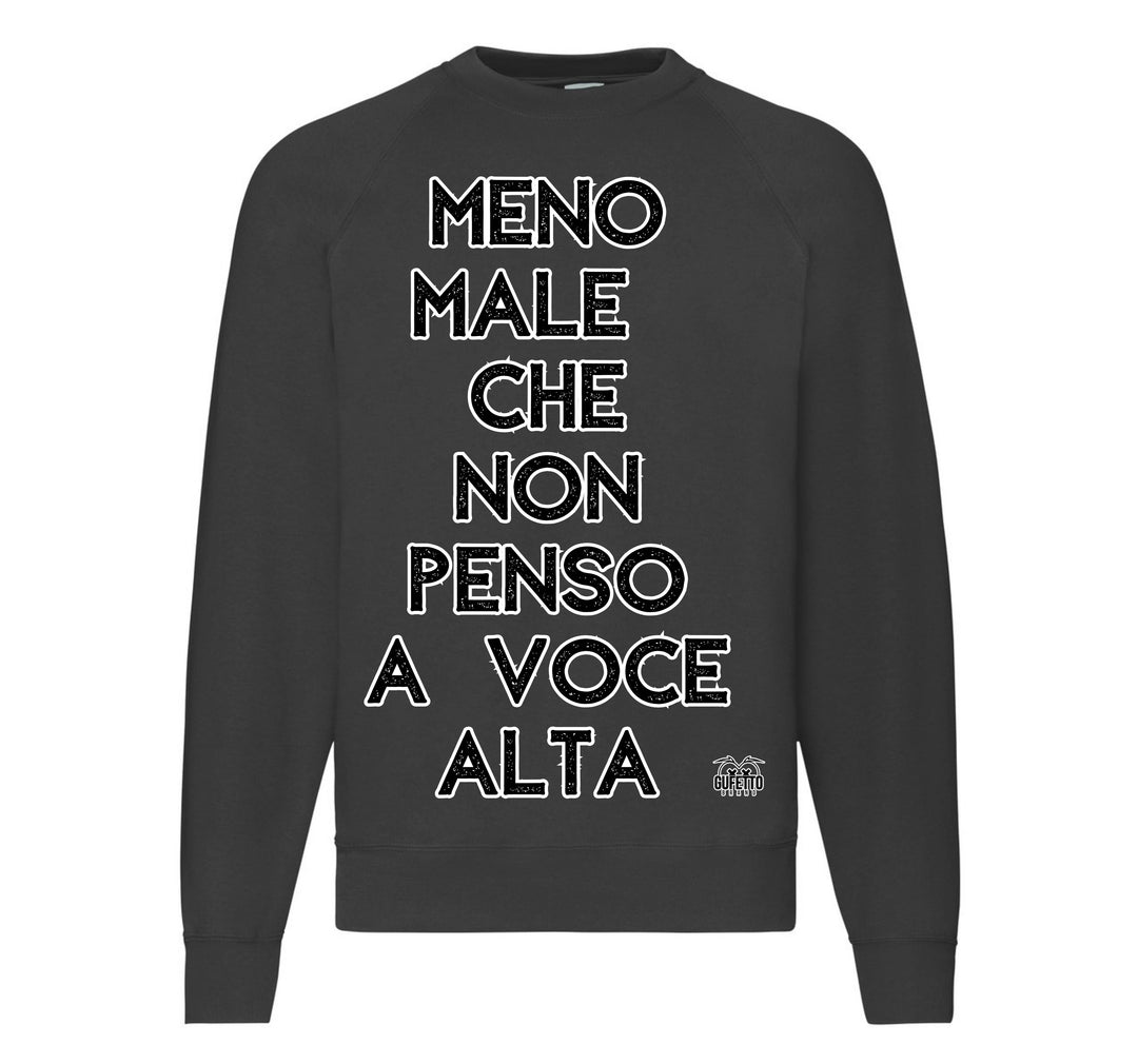 Felpa Classic Uomo Donna MENO MALE ( VA89563275896 ) - Gufetto Brand 