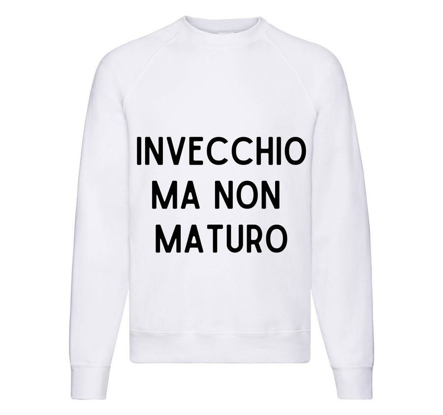 Felpa Classic Uomo Donna INVECCHIO ( IN59087234 ) - Gufetto Brand 