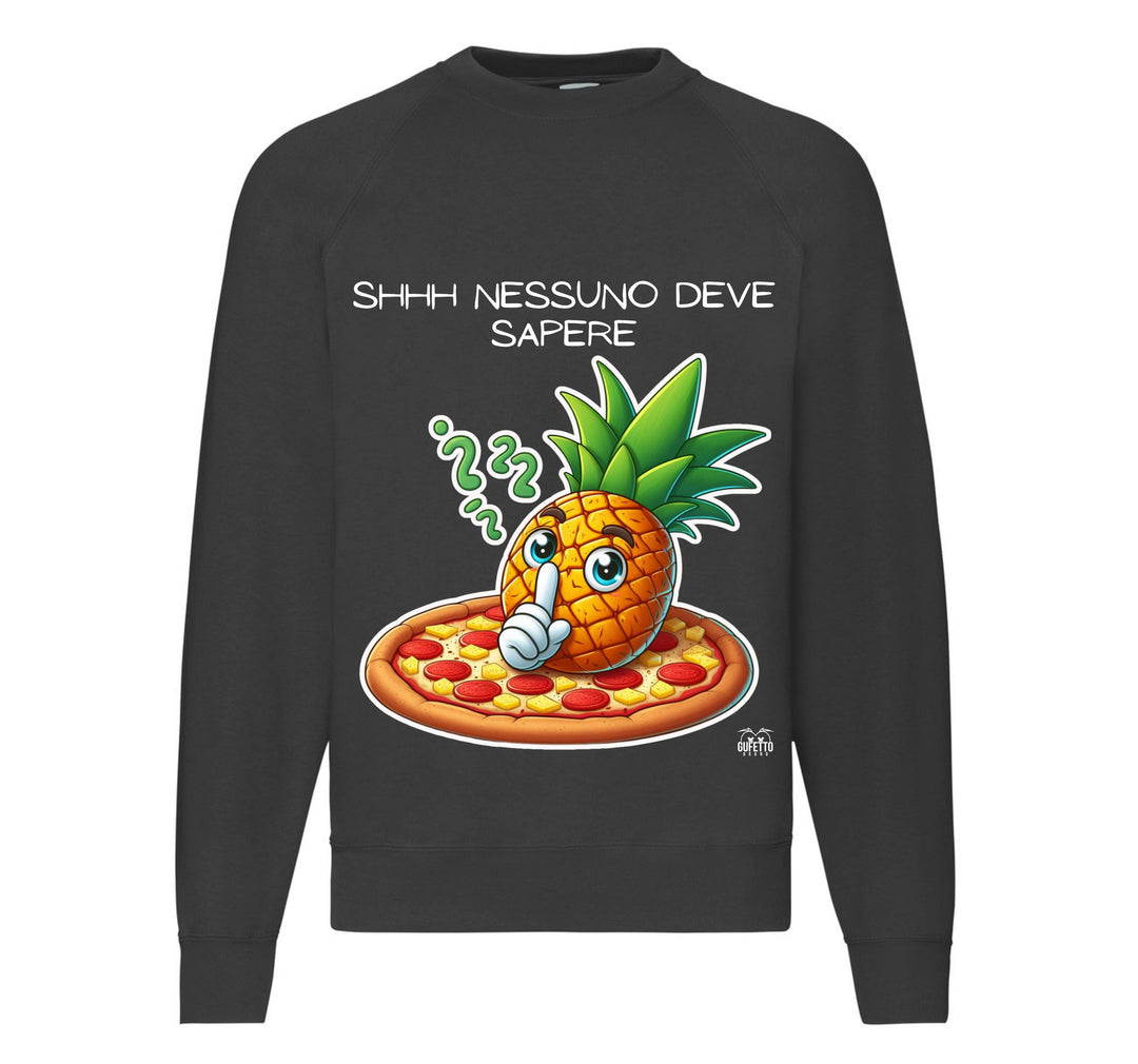 Felpa Classic Uomo Donna PIZZA ANANAS ( AP67893276 ) - Gufetto Brand 