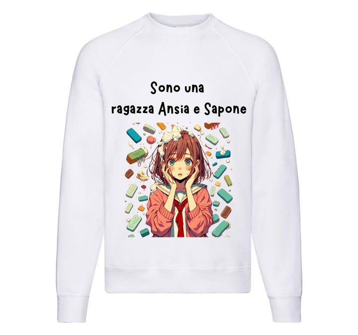 Felpa Classic Uomo Donna ANSIA E SAPONE ( AN48095647 ) - Gufetto Brand 