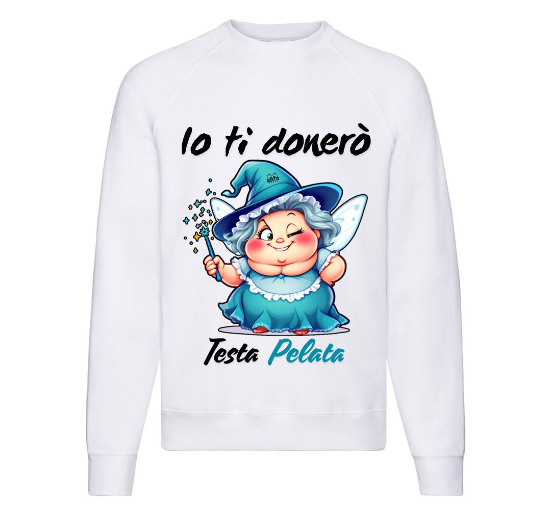 Felpa Classic Uomo Donna Le Fatine Ignoranti TESTA PELATA ( TP9082345 ) - Gufetto Brand 