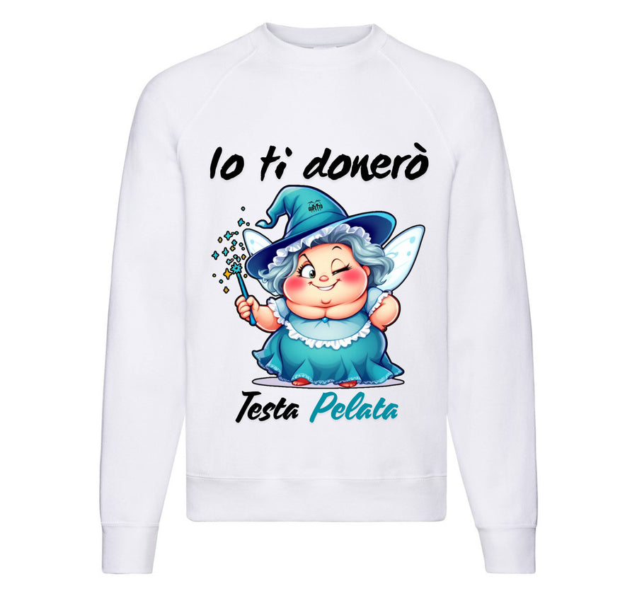 Felpa Classic Uomo Donna Le Fatine Ignoranti TESTA PELATA ( TP9082345 ) - Gufetto Brand 