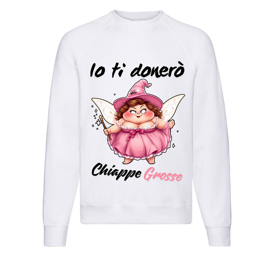 Felpa Classic Uomo Donna Le Fatine Ignoranti CHIAPPE GROSSE ( CG7098452 ) - Gufetto Brand 