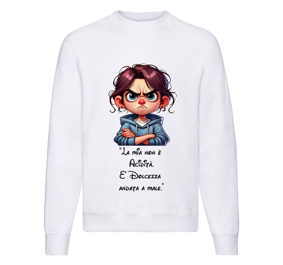 Felpa Classic Uomo Donna ACIDITA' ( AC65120986 ) - Gufetto Brand 