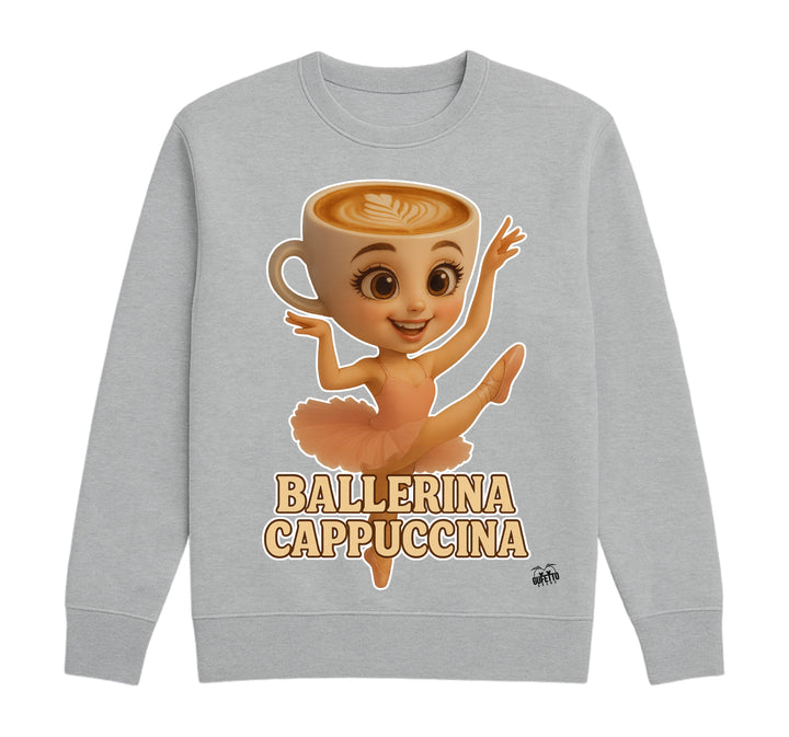 Felpa Classic Uomo Donna BALLERINA CAPPUCCINA  ( BA46768954 ) - Gufetto Brand 