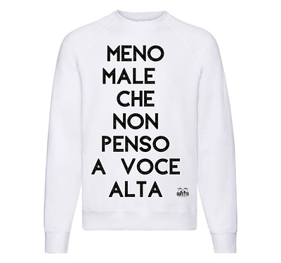 Felpa Classic Uomo Donna MENO MALE ( VA89563275896 ) - Gufetto Brand 