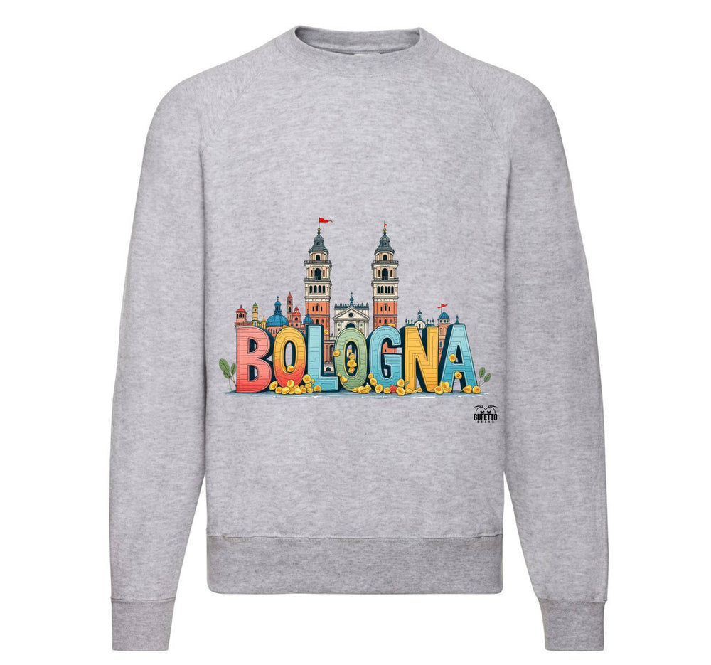 Felpa Classic Uomo Donna BOLOGNA ( BO6734098 ) - Gufetto Brand 
