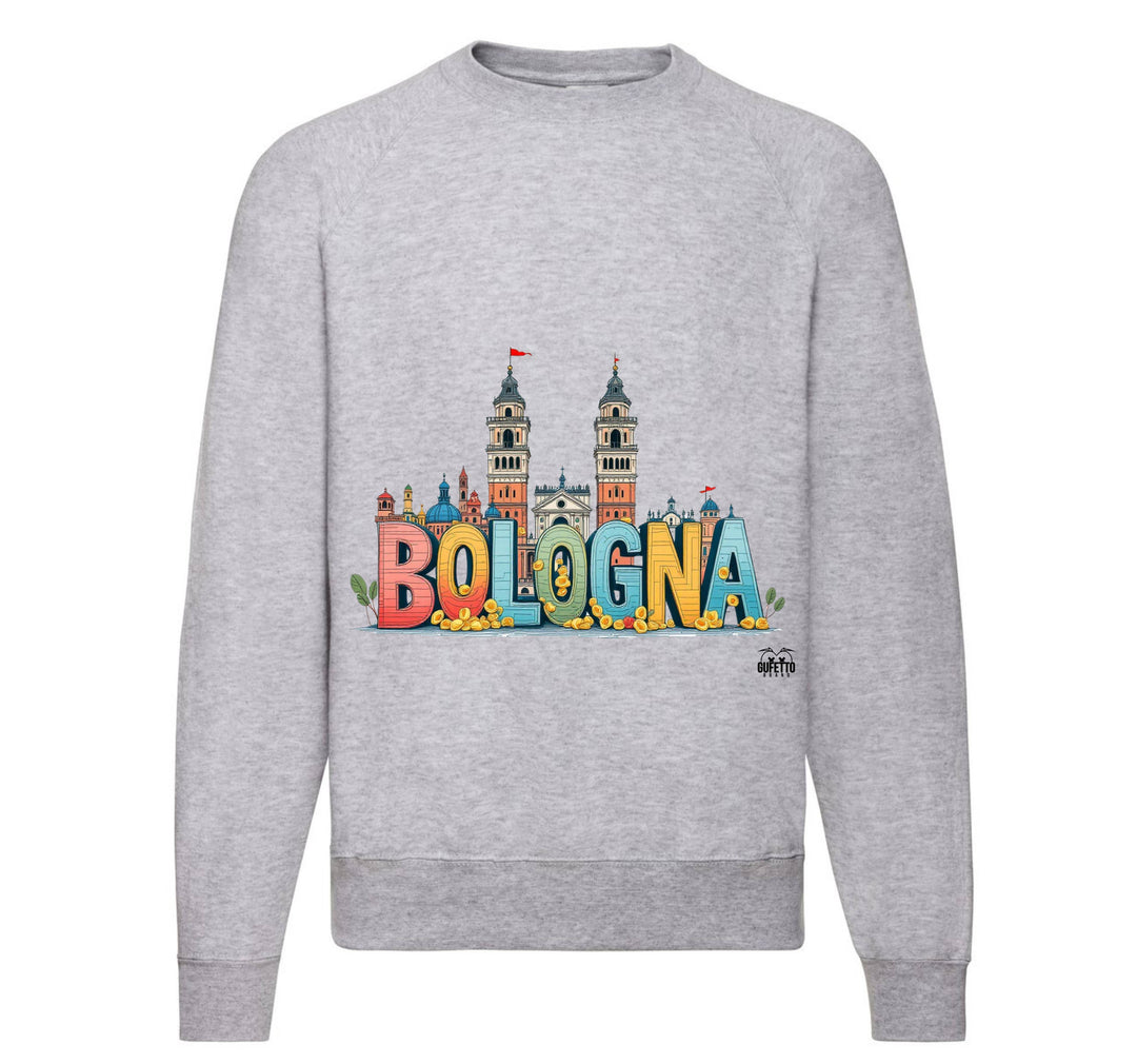 Felpa Classic Uomo Donna BOLOGNA ( BO6734098 ) - Gufetto Brand 