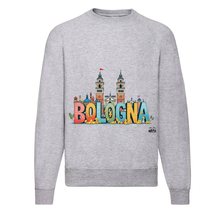 Felpa Classic Uomo Donna BOLOGNA ( BO6734098 ) - Gufetto Brand 