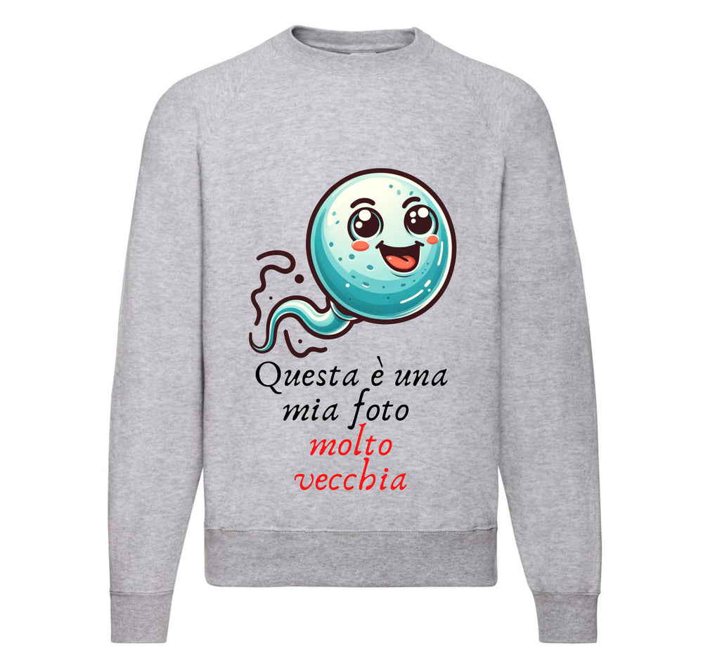 Felpa Classic Uomo Donna VECCHIA FOTO ( VF87645234 ) - Gufetto Brand 
