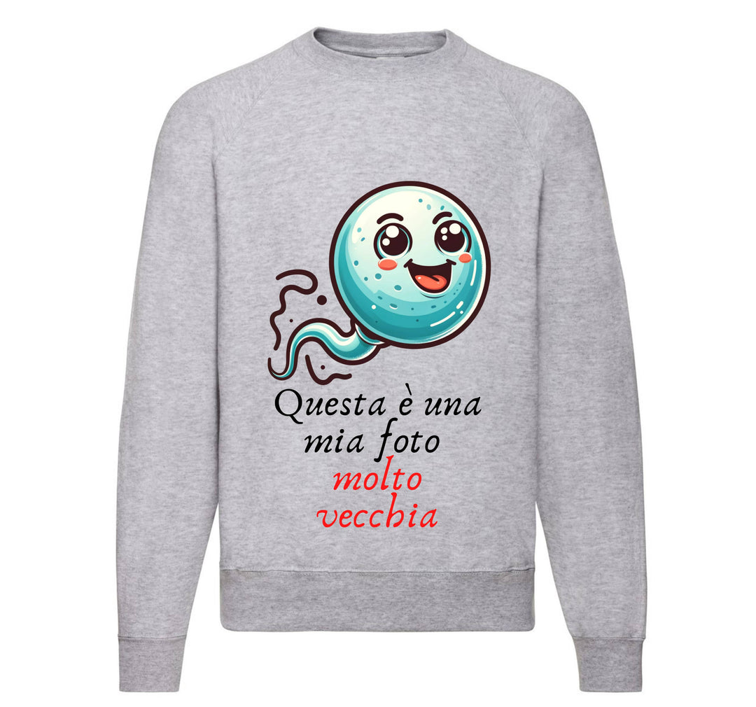 Felpa Classic Uomo Donna VECCHIA FOTO ( VF87645234 ) - Gufetto Brand 