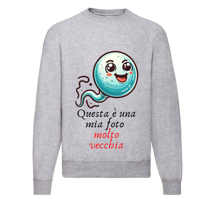 Felpa Classic Uomo Donna VECCHIA FOTO ( VF87645234 ) - Gufetto Brand 