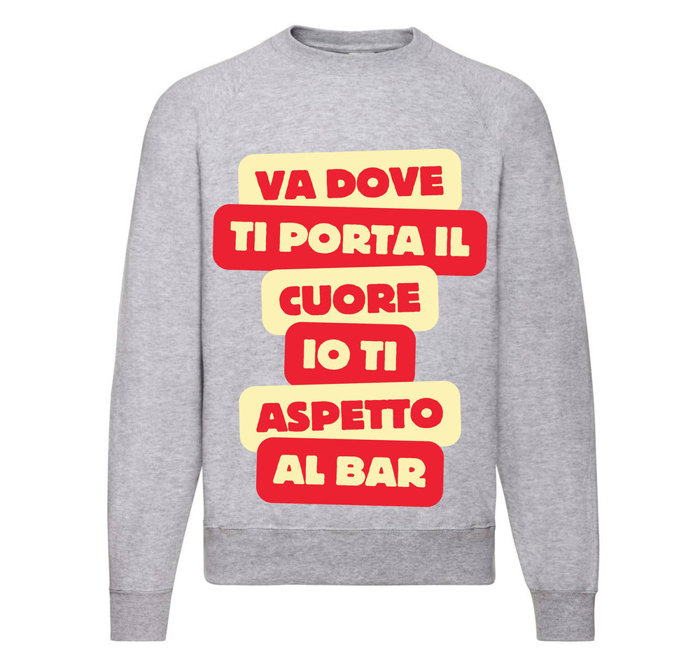 Felpa Classic Uomo Donna CUORE ( CU890423756 ) - Gufetto Brand 