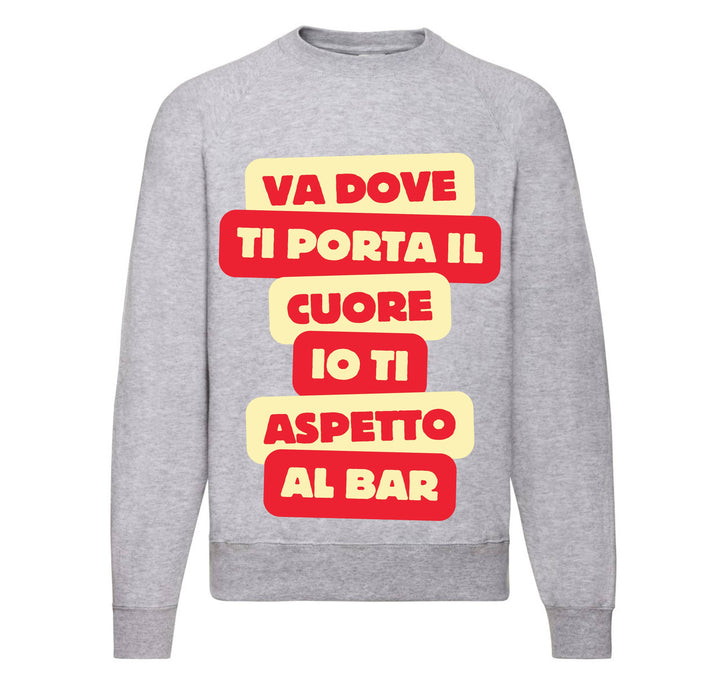 Felpa Classic Uomo Donna CUORE ( CU890423756 ) - Gufetto Brand 