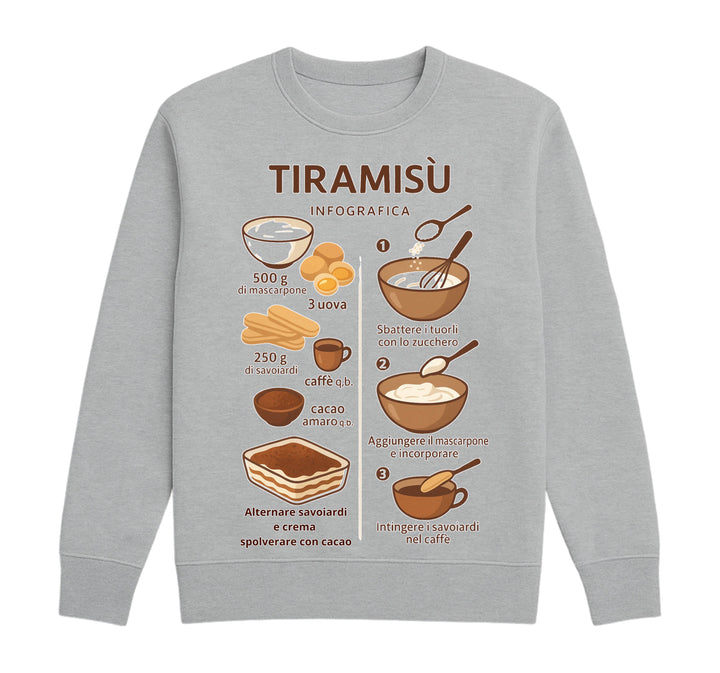 Felpa Classic Uomo Donna TIRAMISU' ( TI709843256 ) - Gufetto Brand 