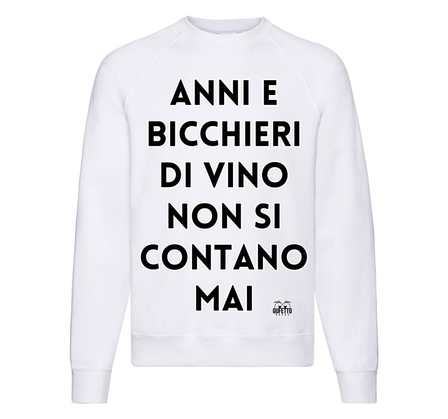 Felpa Classic Uomo Donna ANNI E ( AN36587452663 ) - Gufetto Brand 