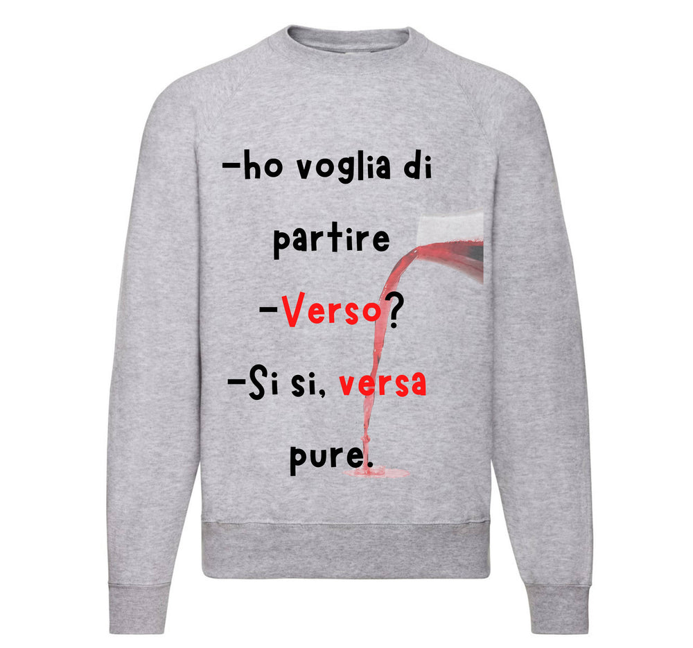 Felpa Classic Uomo Donna VERSA ( VE40987645 ) - Gufetto Brand 