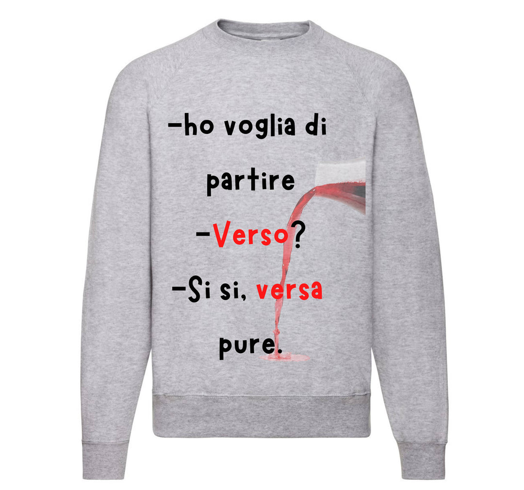 Felpa Classic Uomo Donna VERSA ( VE40987645 ) - Gufetto Brand 