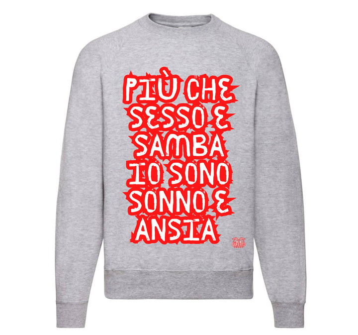 Felpa Classic Uomo Donna SESSO E SAMBA ( SS7809234567 ) - Gufetto Brand 