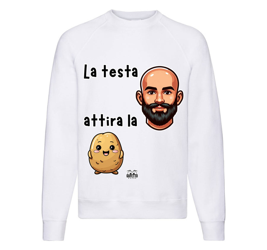 Felpa Classic Uomo Donna PATATA ( PA09374656893 ) - Gufetto Brand 