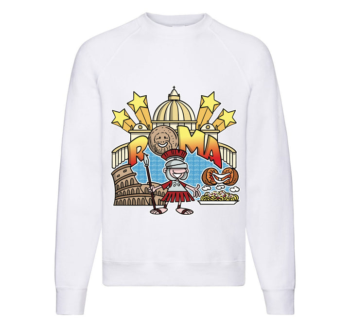 Felpa Classic Uomo Donna ROMA ( RM89028364750 ) - Gufetto Brand 